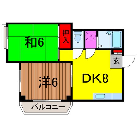 ときわハイツの物件間取画像